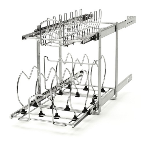 Two Tiered Slide Out Organizer White - Brightroom™