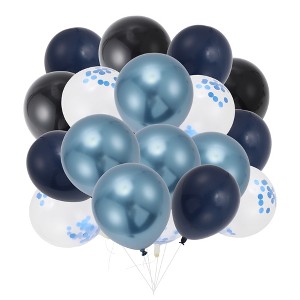Unique Bargains Latex Party Balloons with Ribbon 10 inch 20 Pcs - 1 of 4
