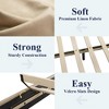 Allewie Bed Frame with Adjustable Headboard, Upholstered Platform Bed with Wood Slats, Heavy Duty Mattress Foundation, No Box Spring Needed, Noise-Free, Easy Assembly - 4 of 4