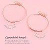 Alex and Ani Expandable Bangle for Women, Initials A to Z Letter Charms, Shiny Finish, 2 to 3.5 in - 2 of 4
