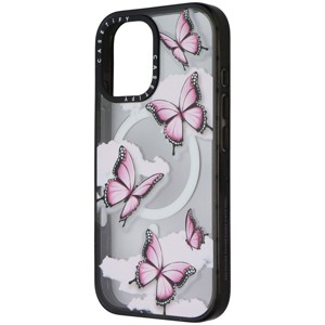Casetify Impact Case for MagSafe for Apple iPhone 16 - Pink Butterfly - 1 of 1