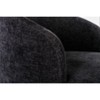 Kumasinova 360° Swivel Barrel Chair,Chenille Comfy Reading Chair with Metal Base,Modern Accent Chair with Arm for Living Room & Bedroom - 3 of 4