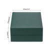 Unique Bargains Velvet Inside Soft Touch Rectangle Jewelry Box - 2 of 4