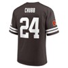 NFL Cleveland Browns Men's Short Sleeve Chubb 24 Jersey - 2 of 3