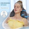 Luxury Bath Pillow with Soft 4D Mesh, Bathtub Pillow for Head and Neck Support with 6 Suction Cups, Spa Gift - 3 of 4