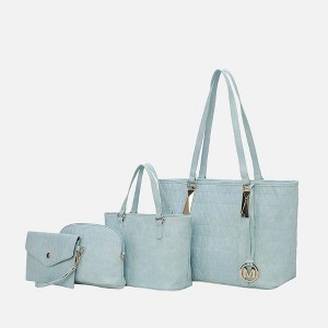 MKF Collection Arya Signature Vegan Leather Tote Bag for Women Versatile Handbag Purse by Mia K - 1 of 4