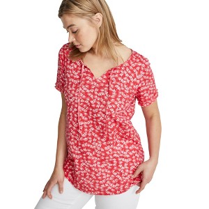 ellos Plus Size Keyhole Tee - 1 of 4