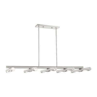 Livex Lighting Acra 10 - Light Chandelier in  Brushed Nickel