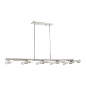 Livex Lighting Acra 10 - Light Chandelier in  Brushed Nickel - 1 of 1