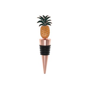 Unique Bargains Bottle Stoppers Pineapple Zinc Alloy Aluminum Alloy TPR 3.98"x0.98"x0.79" 1 Pc - 1 of 3