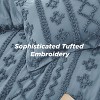 2-3 Pcs Tufted Boho Comforter Set Bed Set GentleSoft Farmhouse Shabby Chic Embroidery Bedding - 4 of 4