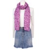 INSPIRE CHIC Women's Floral Printed Long Lightweight Soft Sheer Scarves for All Season 1Pc - 2 of 4