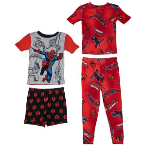 Kids Spider-Man Action Swing 4-Piece Pajama Set - Toddler 2T - 1 of 4