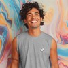 Dalix Ghost Embroidered Muscle Tank Cotton Soft Summer Mens - 4 of 4