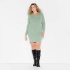 Women's Long Sleeve Mini Bodycon Dress - Wild Fable™ - 2 of 3