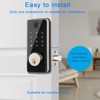 ZACHVO Keyless Smart Lock with Fingerprint, PIN, App & Key Access — Electronic Door Lock, Alexa Compatible, ANSI Certified, IP56 Waterproof - 4 of 4