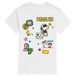 Men's - Peanuts - Collage Short Sleeve Graphic T-Shirt - 1 of 4
