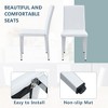 PAGED PU Dining Chairs Comfortable Living Room Chairs Kitchen Chairs with Metal Legs for Living Room, Restaurant - 2 of 4