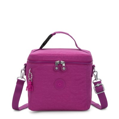 bright pink luggage