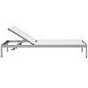 Modway Shore Outdoor Patio Aluminum Mesh Chaise - 2 of 4