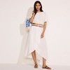 Lands' End Women's Cotton Gauze Maxi Swim Cover-up Skirt - 4 of 4
