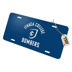 Ithaca College Bombers Logo Novelty Metal Vanity Tag License Plate - 1 of 4