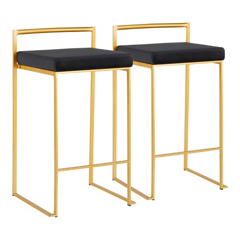 Black gold 2025 counter stools