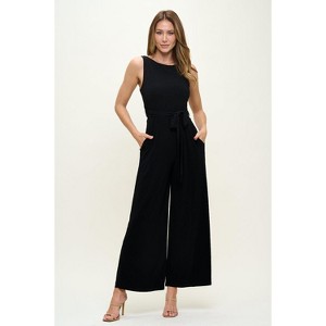 WEST K Women's Camille Sleeveless Back Slit Jumpsuit - 1 of 4