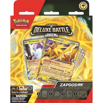 POKEMON Pokemon TCG: Zapdos ex Deluxe Battle Deck (Ready-to-Play 60-Card Deck & Accessories)