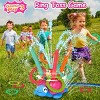Vatos Turtle Water Sprinkler for Kids,4 in 1 360 Roating Spray Toys with Snail Splash,Ring Toss,Catch Ball Game & Hurdle Play for Boys Girls Aged 3-8 - 4 of 4