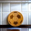 Slickblue Sports Ball Design, 5 Options, Pine Wood Cutting Board, 13" Dia. – Perfect for Entertaining & Kitchen Use - 3 of 3