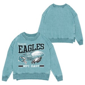 NFL Philadelphia Eagles Women's Long Sleeve Fashion Fleece Sweatshirt - 1 of 3