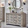 SinCiDo Farmhouse Drawers Dresser, Rustic Wood Chest of Drawers w/Natural Texture, Vintage Storage Dressers Organizer for Bedroom & Living Room - 3 of 4