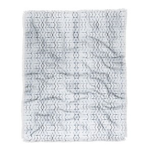 Becky Bailey Shibori Diamonds Woven Throw Blanket, 50x60 - Deny Designs - 1 of 2