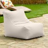 Jaxx Ponce Outdoor Bean Bag Chair - Weather Resistant Patio and Poolside Lounge Seating - 2 of 3