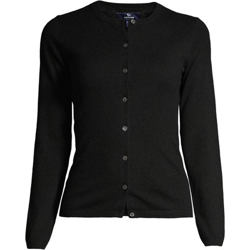 Black cashmere clearance cardigan sweater women's