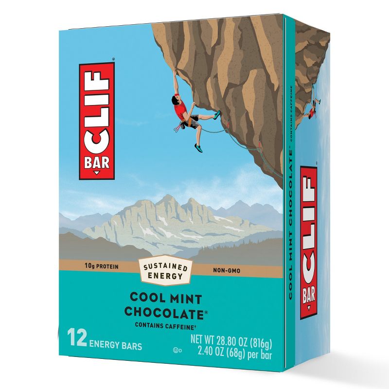 CLIF Bar Cool Mint Chocolate Energy Bars 
, 5 of 9