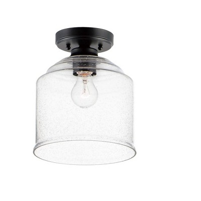 Maxim Lighting Acadia 1 - Light Semi-Flush Mount in  Black