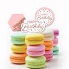 Big Dot of Happiness Pink Rose Gold Birthday - DIY Shaped Happy Birthday Party Cut-Outs - 24 Count - 3 of 4