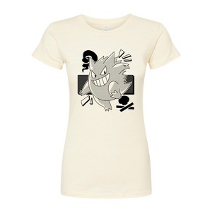 Women's - Pokémon - Gengar Manga Fitted Graphic T-Shirt - 1 of 3