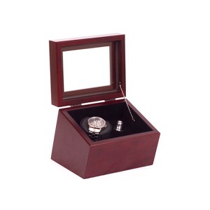 American Chest Company WW01M The Brigadier Single Watch Winder Finish, Mahogany - 1 of 3
