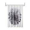 SEVOBAL Shower Curtain Printed Floral Photo Realistic 100 percent Cotton Easy Care Modern Bathroom Decor, Gray, 72"*72"*0.13" - 2 of 4