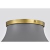 Nuvo Lighting Lafayette 3 - Light Flush Mount in  Matte Gray - 4 of 4