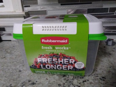 7 Piece LOT SET Rubbermaid FreshWorks Produce Saver Storage