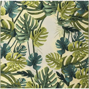 Unique Loom    Outdoor Botanical Longwood Area Rug - 1 of 4