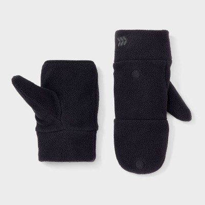 Fleece Flip Mitten - All In Motion™ Black S/M
