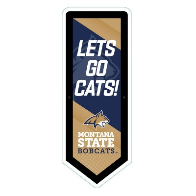 Evergreen Ultra-Thin Glazelight LED Wall Decor, Pennant, Montana State University- 9 x 23 Inches Made In USA