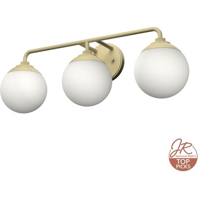 Hepburn Modern Brass 3-Light Vanity Wall Sconce