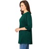 Woman Within Plus Size Reversible Neckline Tunic - 4 of 4
