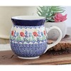 Blue Rose Polish Pottery Ceramika Artystyczna Bubble Mug - 2 of 3